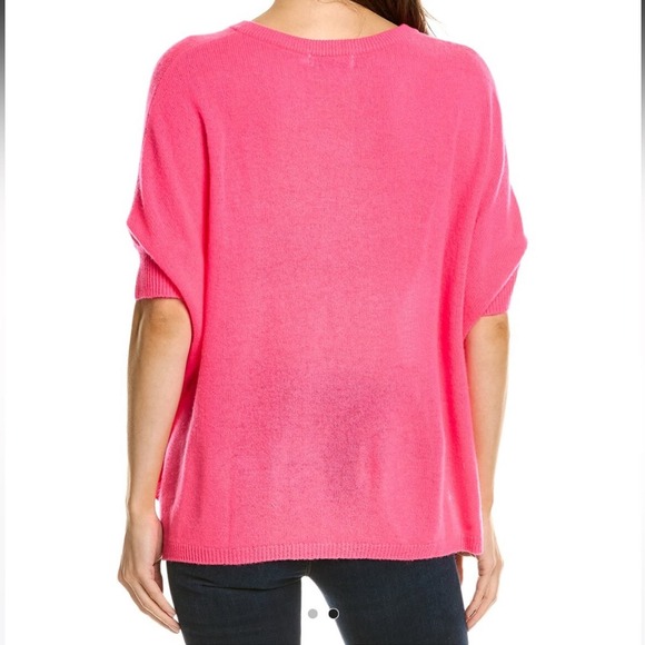 NWT Scott & Scott London Brontë 100% Cashmere Pink Fuchsia Sweater Size M - Picture 2 of 11